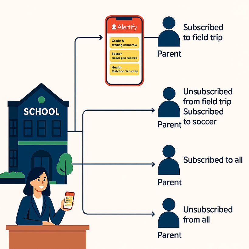 Image showing process flow